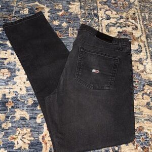 Tommy Hilfiger Charcoal Black Jeans Size 34x32 Men